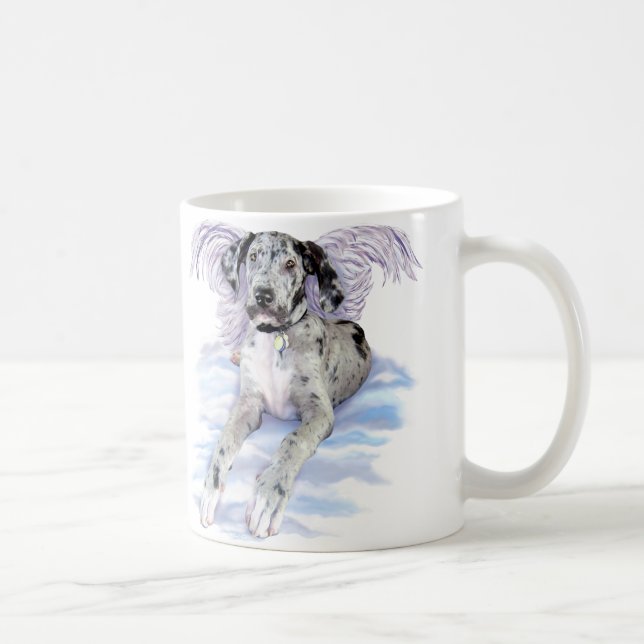 Great Dane Angel Merle UC Coffee Mug (Right)
