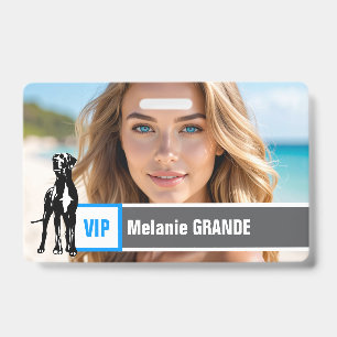 Great Dane Badge ID Badge