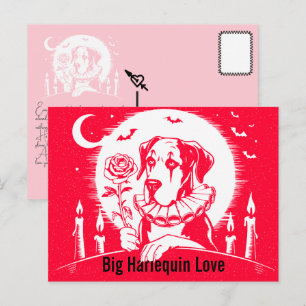 Great Dane "BIG LOVE" Postcard