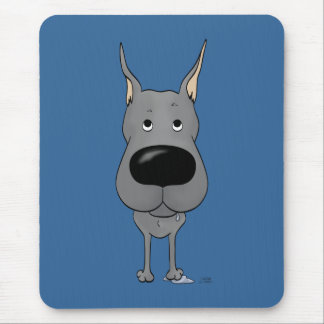 Great Dane - Big Nose and Butt Mouse Mat
