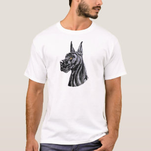 Great Dane Black Cropped Eve T-Shirt