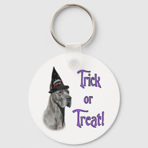 Great Dane (blue) Trick Key Ring