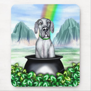 Great Dane Blue UC Pot O Gold Mouse Mat