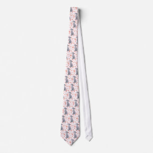 Great Dane Blue UC Valentine's Day Kiss Tie