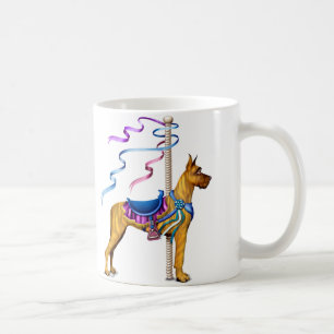 Great Dane Brindle Carousel Coffee Mug