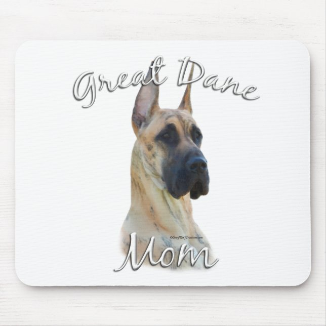 Great Dane (brindle) Mum 2 Mouse Mat (Front)