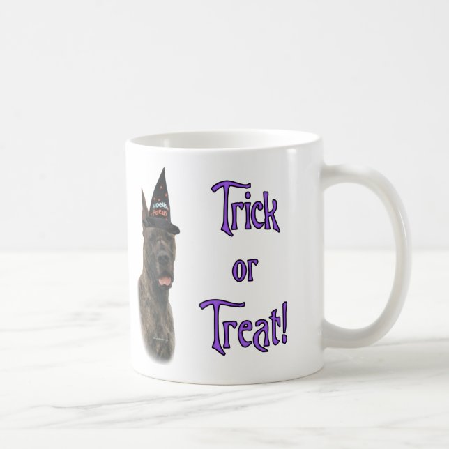 Great Dane (brindle) Trick Coffee Mug (Right)