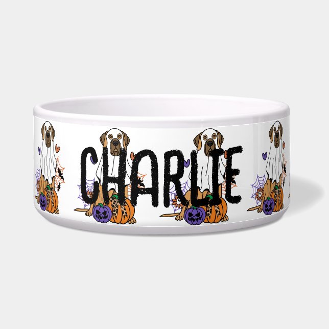 Great Dane Brown Halloween Ghost Dog (Front)