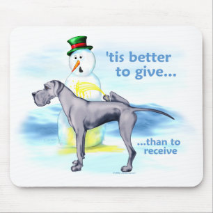 Great Dane BTG Blue UC Mouse Mat