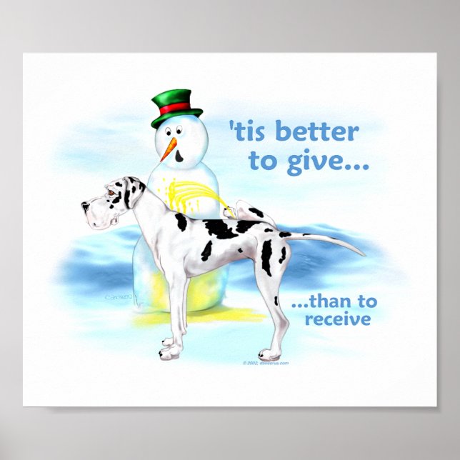 Great Dane BTG Harlequin UC Poster (Front)