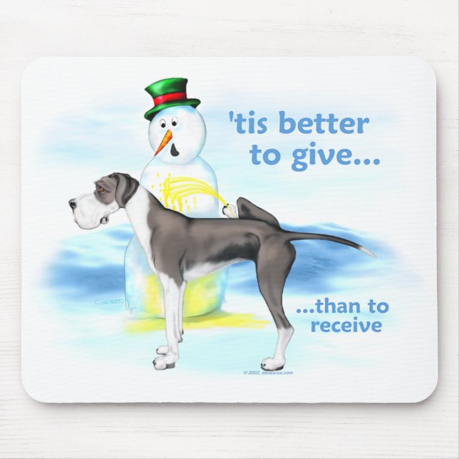 Great Dane BTG Mantle UC Mouse Mat (Front)