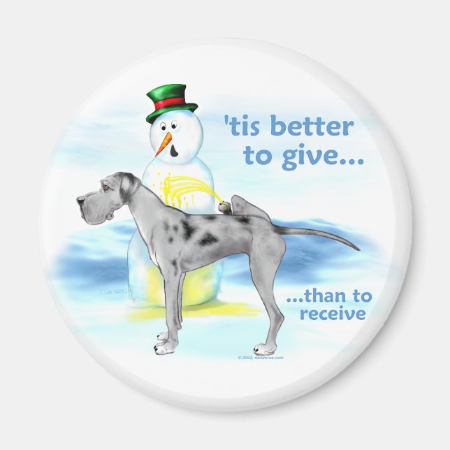 Great Dane BTG Merle UC Magnet (Front)