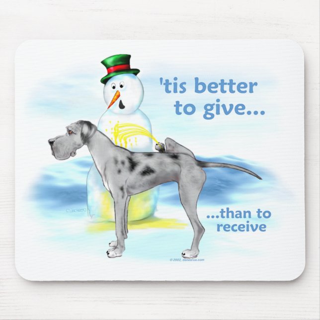 Great Dane BTG Merle UC Mouse Mat (Front)