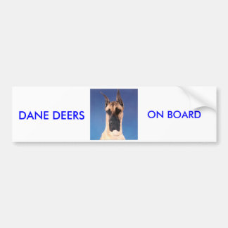 GREAT DANE BUMPER STICKER