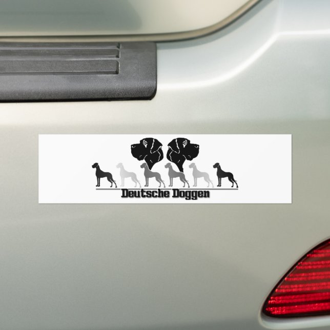 Great Dane Bumper Sticker for Great Dane Owner (On Car)