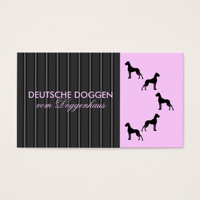 Great Dane Business Card (Front)