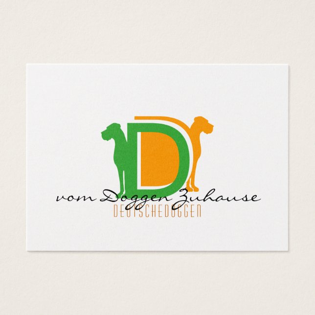 Great Dane Business Cards (Front)