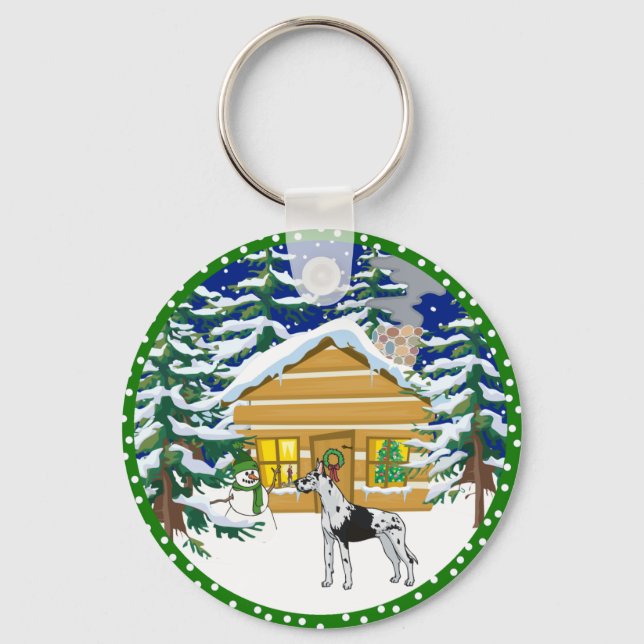 great dane cabin key ring (Front)