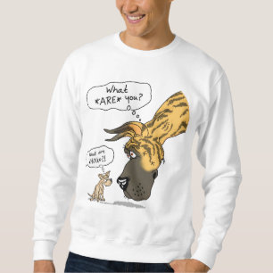 Great Dane & Chihuahua Brindle Sweatshirt