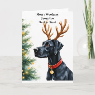 Great Dane Christmas  Card