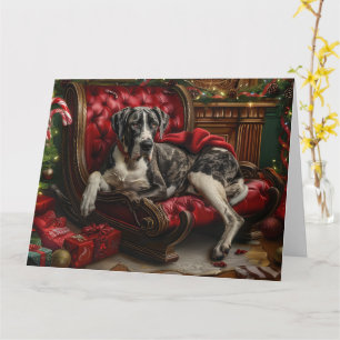 Great Dane Christmas Card