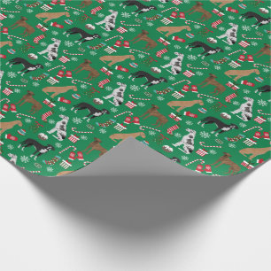 Great Dane Christmas dogs Wrapping Paper