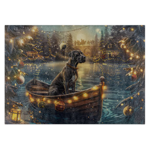 Great Dane Christmas Festive Voyage Cutting Board