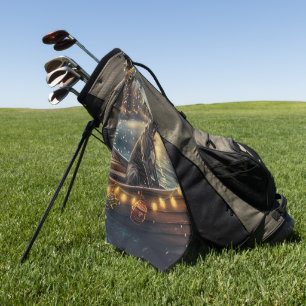 Great Dane Christmas Festive Voyage Golf Towel