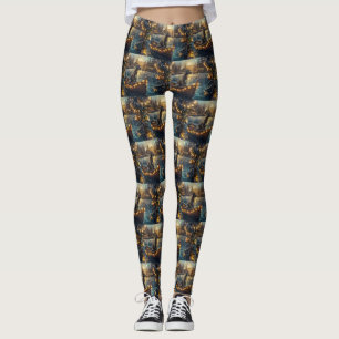 Great Dane Christmas Festive Voyage Leggings