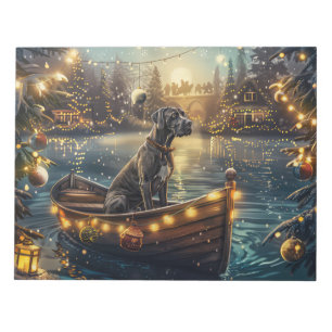 Great Dane Christmas Festive Voyage Notepad