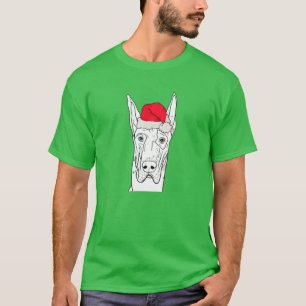 Great Dane Christmas Funny Birthday Dog Lover Gift T-Shirt