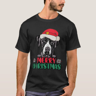 Great Dane Christmas Funny Gift For Dog Lover Owne T-Shirt