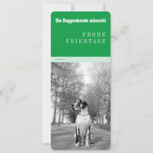 Great Dane Christmas Holiday Card