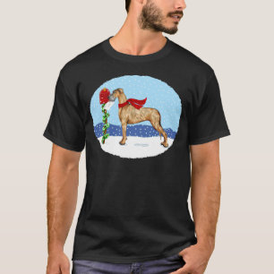 Great Dane Christmas Mail Brindle UC T-Shirt
