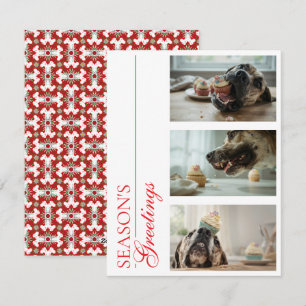 Great Dane Christmas Season Greetings Funny Holiday Card