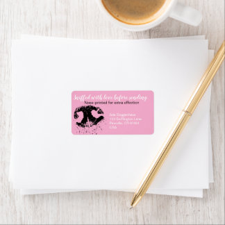 Great Dane Christmas Season Greetings Funny Label