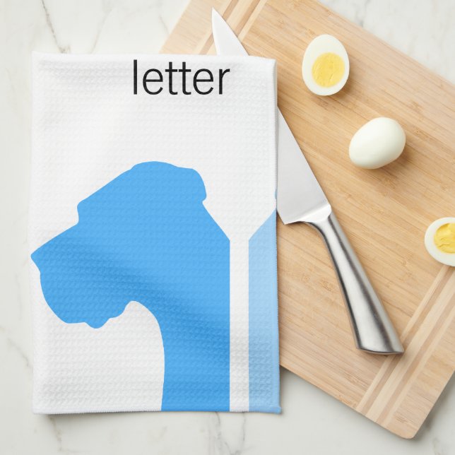 Great Dane Collections Bluemin Tea Towel (Quarter Fold)