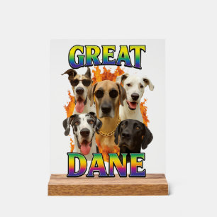 Great Dane Copy Acrylic Sign