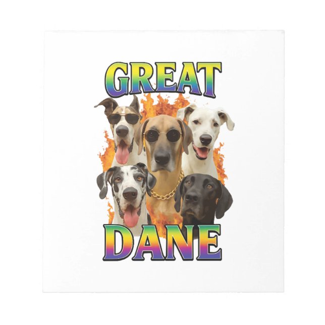 Great Dane Copy Notepad (Front)