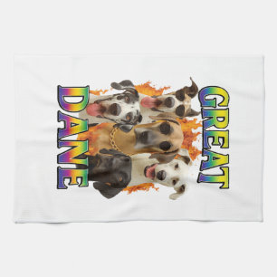 Great Dane Copy Tea Towel