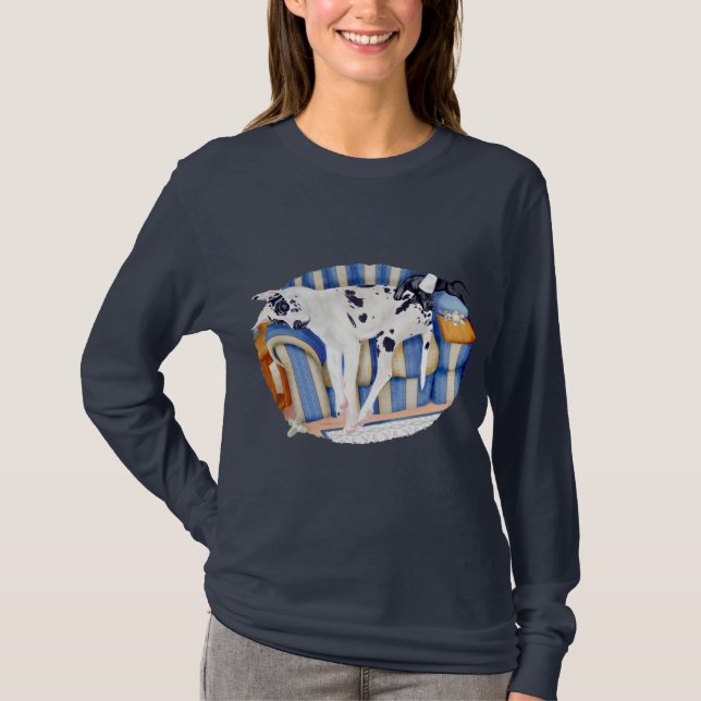 Great Dane Couch Taters T-Shirt (Front)