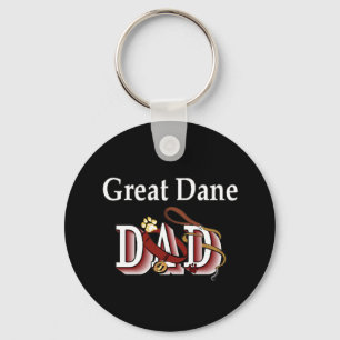 great dane dad Keychain