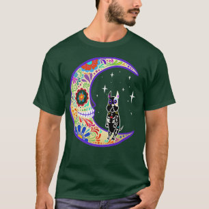 Great dane Dia de Los Muertos Skeleton T-Shirt