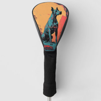 Great Dane Dog 004 - Bruno Pokopen Golf Head Cover
