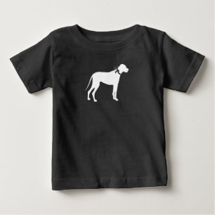 Great Dane Dog Baby Shower Puppy Grey T-Shirt