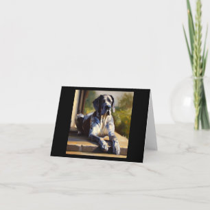Great Dane Dog Card