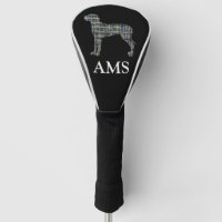 Great Dane Dog Cute Silhouette Y&B Grid