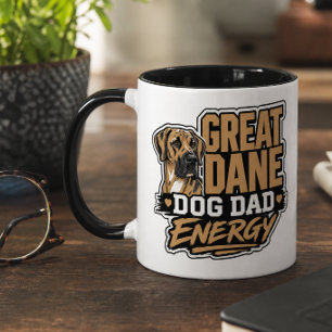 Great Dane Dog Dad Energy Mug