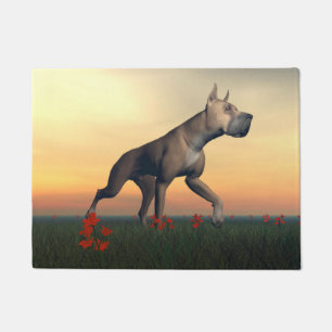 Great dane dog doormat