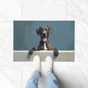 Great Dane Dog Doormat Art